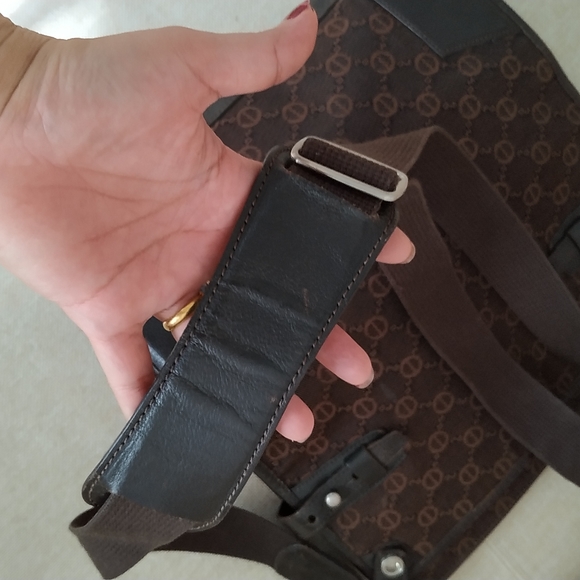 Double.M Milano Messanger Bag ( Canvas and leather mix) - Picture 5 of 17